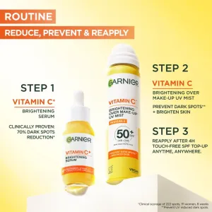 Garnier Vitamin C pleťová hmla (rozjasňujúci) SPF 50+ 75 ml