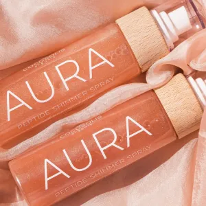 COCOSOLIS AURA Peptide Shimmer Spray hydratačný sprej s rozjasňujúcim efektom s vôňou Raspberry 100 ml