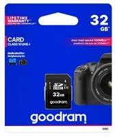 Karta GOODRAM SDHC 32 GB (R:100/W:10 MB/s) UHS-I Class 10