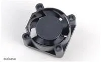 AKASA ventilátor AK-189BK-2B, 25x25x10mm, 2 kolíky, 2x guľôčkové ložisko