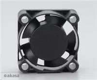 AKASA ventilátor AK-189BK-2B, 25x25x10mm, 2 kolíky, 2x guľôčkové ložisko