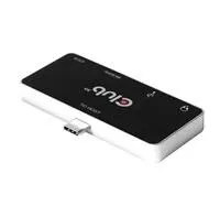 Club3D hub pro mobilní telefony USB Type C 4-in-1 Hub to HDMI™ 4K60Hz USB Type C PD / USB Type A / Audio jack