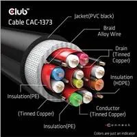 Club3D Kabel Ultra Rychlý HDMI™ Certifikovaný, 4K 120Hz, 8K60Hz, 48Gbps M/M, 3m, 28 AWG