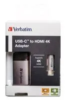VERBATIM 49143 Adaptér USB-C™ na HDMI 4K HUB