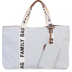 Childhome Family Bag Canvas Off White cestovná taška 55 x 40 x 18 cm 1 ks