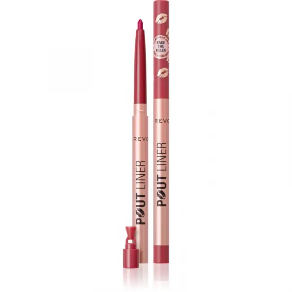Makeup Revolution Pout Liner ceruzka na pery pre zväčšenie objemu odtieň Jelly Berry Mauve 0.2 g