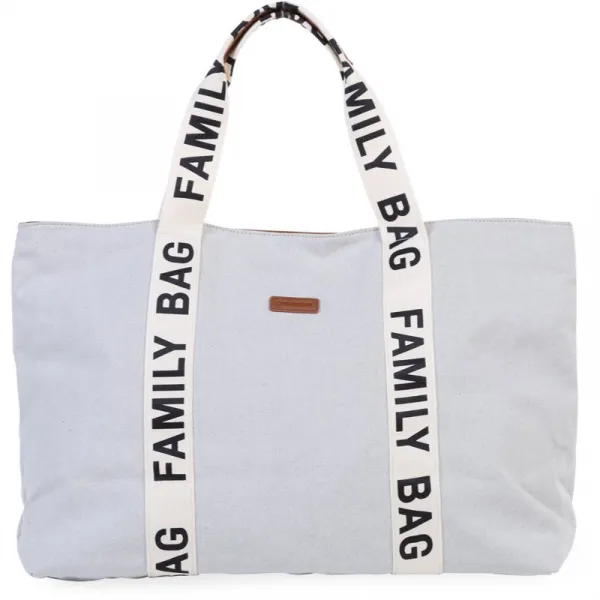 Childhome Family Bag Canvas Off White cestovná taška 55 x 40 x 18 cm 1 ks