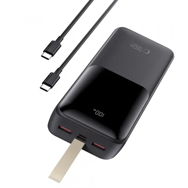 Tech-Protect PB03 PowerBank 30000 mAh 22.5W - Black
