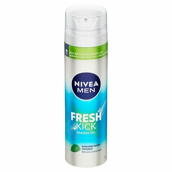 Nivea Men Fresh Kick osviežujúci gél na holenie 200 ml