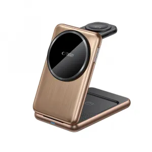 Tech-Protect A42 3in1 MagSafe Wireless Charger - Desert Gold
