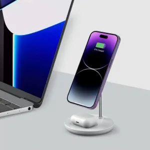Tech-Protect A39 2in1 MagSafe Wireless Charger - White
