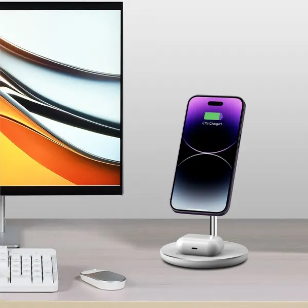 Tech-Protect A39 2in1 MagSafe Wireless Charger - White