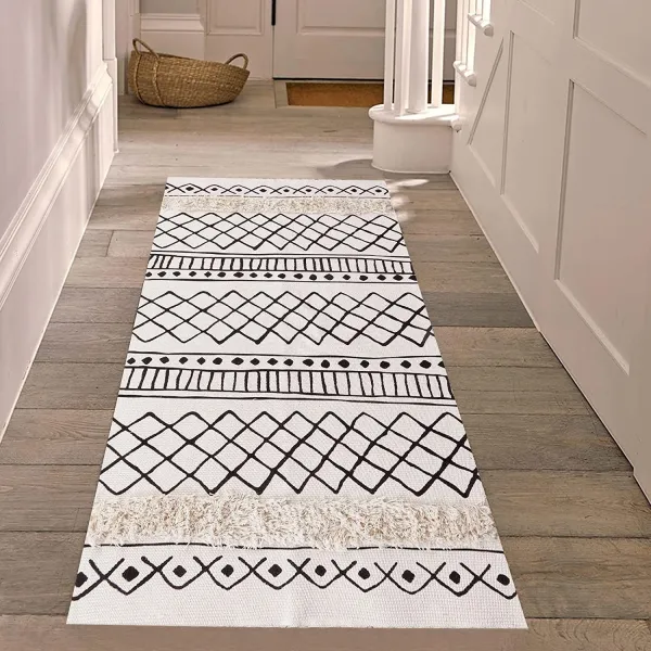 Tutumi Vzorovaný koberec BOHO 160x50 sivý