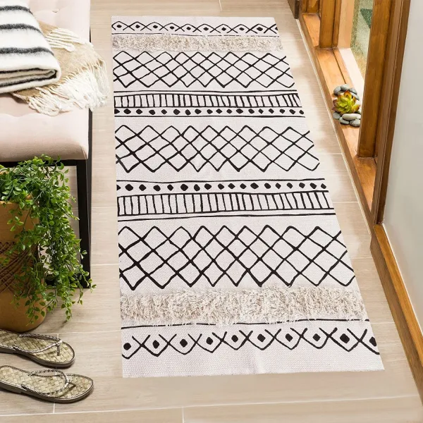 Tutumi Vzorovaný koberec BOHO 160x50 sivý