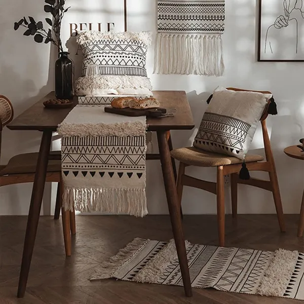 Tutumi Vzorovaný koberec BOHO 160x50 sivý