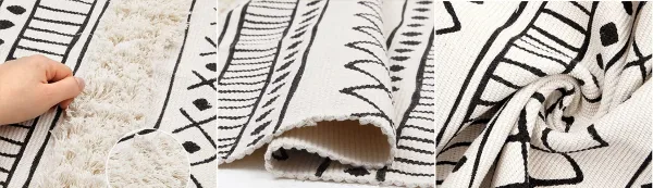 Tutumi Vzorovaný koberec BOHO 160x50 sivý