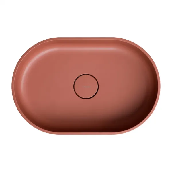OMNIRES - OVO M+ umývadlo na dosku, 55 x 36 cm terracotta /TE/ OVOUNTE