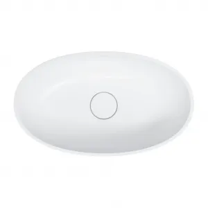 OMNIRES - SHELL M+ umývadlo na dosku, 60 x 35 cm biela mat /BM/ SHELLUNBM