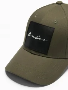 Pánska khaki šiltovka s veľkou nášivkou V2 ACCS-0101