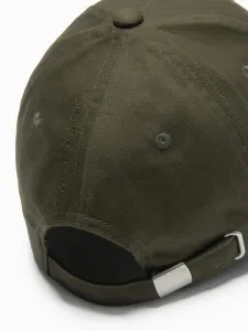 Pánska basic khaki šiltovka  s výšivkou V2 ACCS-0102