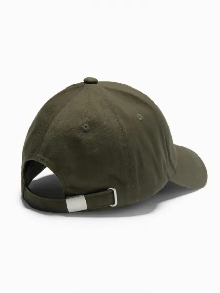 Pánska basic khaki šiltovka  s výšivkou V2 ACCS-0102