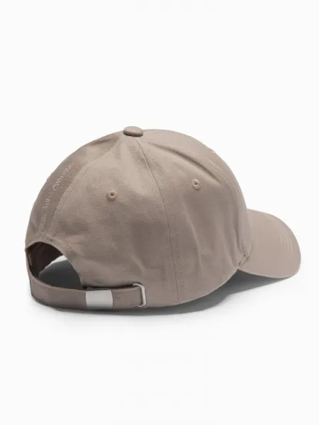 Pánska basic popolavá šiltovka s výšivkou V3 ACCS-0102