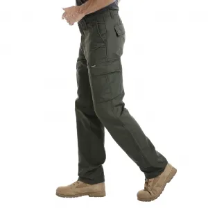 Bushman Pánske kapsáčové nohavice Foster, tmavá khaki 64
