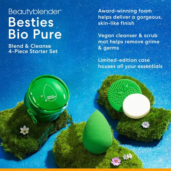 beautyblender® Besties BIO Pure cestovná sada pre dokonalú pleť