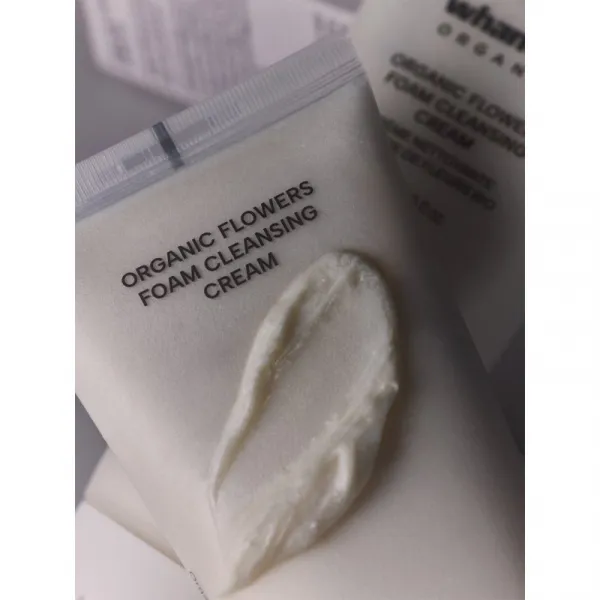 WHAMISA Organic Flowers Foam Cleansing Cream čistiaci penivý krém pre hĺbkové čistenie 150 ml