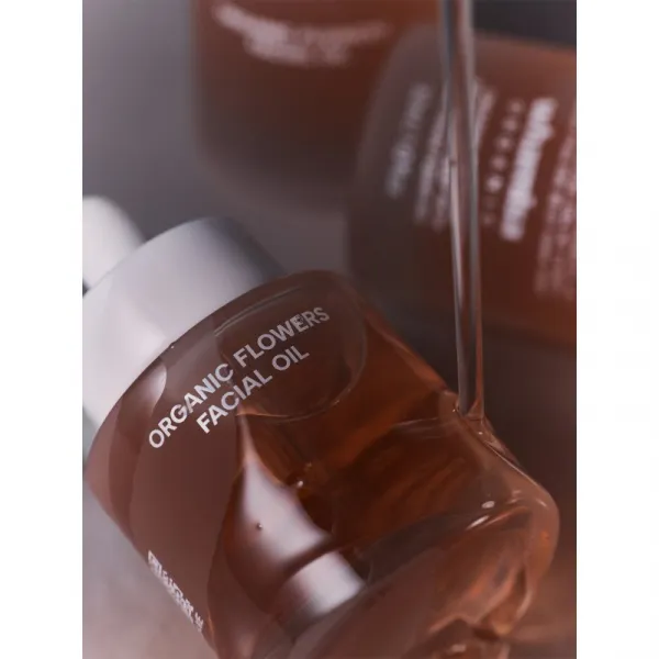 WHAMISA Organic Flowers Facial Oil Deep Rich pleťový olej pre hydratáciu a vypnutie pokožky 32 ml