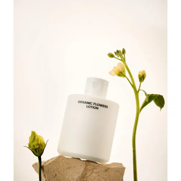 WHAMISA Organic Flowers Lotion Double Rich osviežujúce hydratačné pleťové mlieko 200 ml