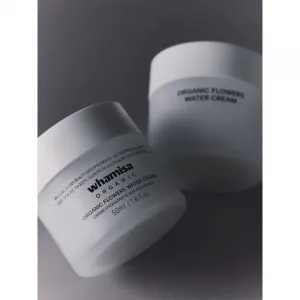 WHAMISA Organic Flowers Water Cream ľahký hydratačný krém pre dehydratovanú pleť 50 ml