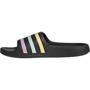 adidas ADILETTE AQUA K Detské šľapky, čierna, veľkosť