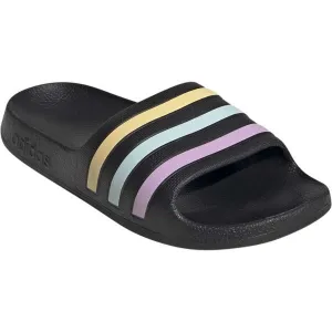 adidas ADILETTE AQUA K Detské šľapky, čierna, veľkosť