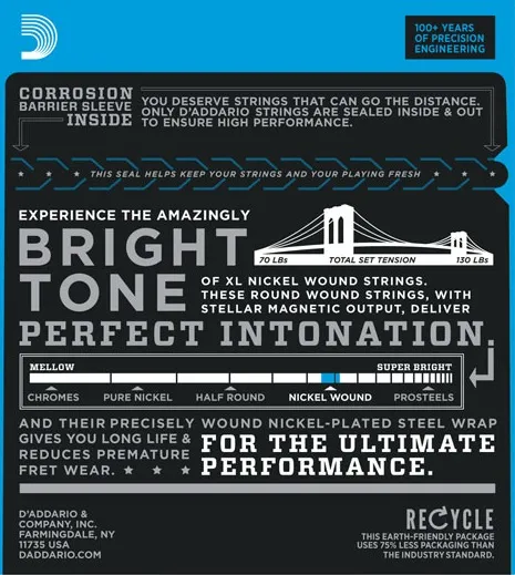D'Addario EXL120