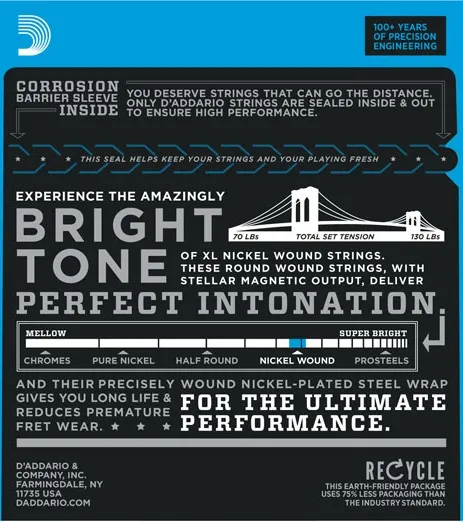 D'Addario EXL125