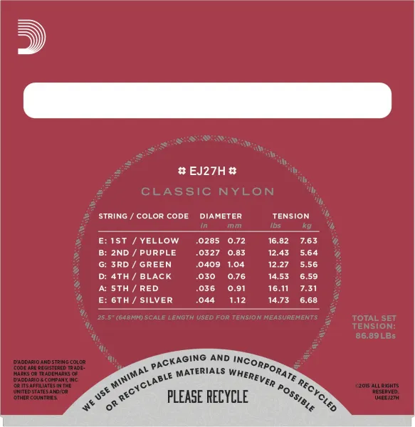 D'Addario EJ27H