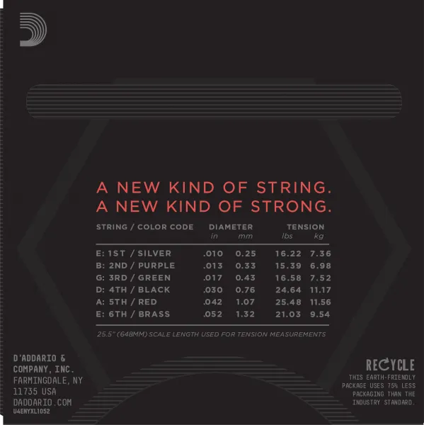 D'Addario NYXL1052