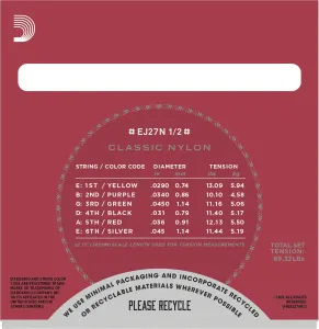 D'Addario EJ27N 1/2