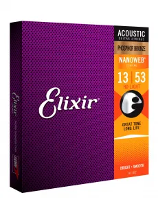 Elixir Nanoweb Phosphor Bronze HD Light