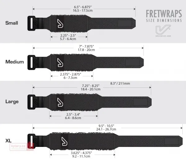 Gruvgear FretWraps Green Small