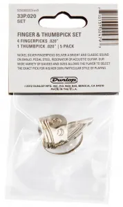 Dunlop Nickel Silver Fingerpick Set 0.020