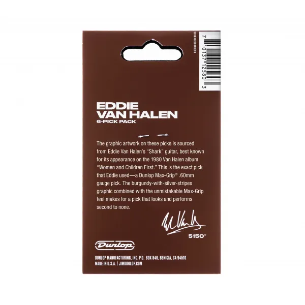 Dunlop EVH Shark Guitar Max-Grip Picks