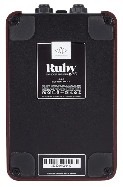 Universal Audio Ruby '63 Top Boost Amplifier
