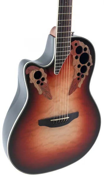 Ovation Celebrity Elite Plus Mid Cutaway LH Ruby Burst