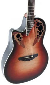 Ovation Celebrity Elite Plus Mid Cutaway LH Ruby Burst