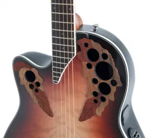 Ovation Celebrity Elite Plus Mid Cutaway LH Ruby Burst