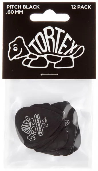 Dunlop Tortex Pitch Black 0.6
