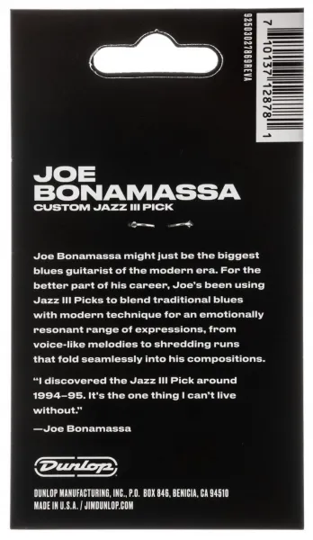 Dunlop Joe Bonamassa Custom Variety Pack