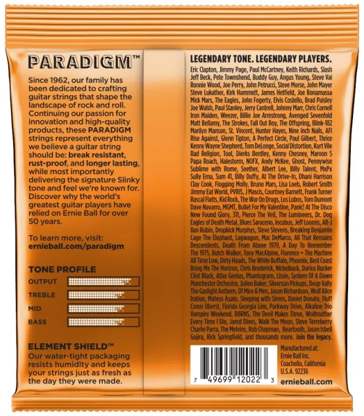 Ernie Ball 2022 Paradigm Hybrid Slinky